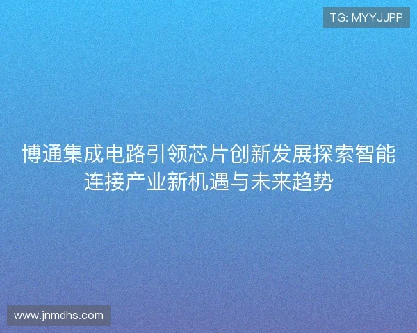 博通集成电路引领芯片创新发展探索智能连接产业新机遇与未来趋势